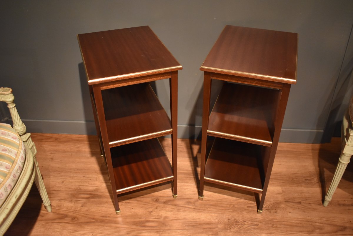 Pair Of Three-top Tables-photo-6