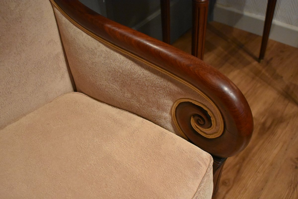 Pair Of Antique Wingback Chairs Restoration-photo-2