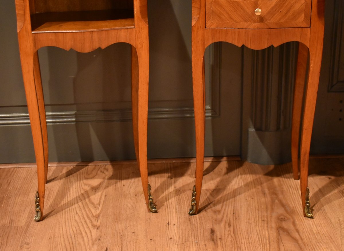 Pair Of Louis XV-style Nightstands-photo-4