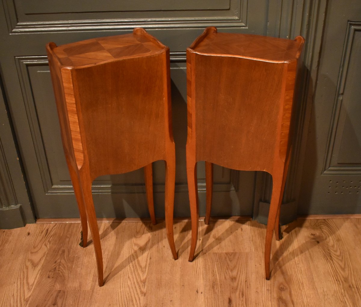Pair Of Louis XV-style Nightstands-photo-6