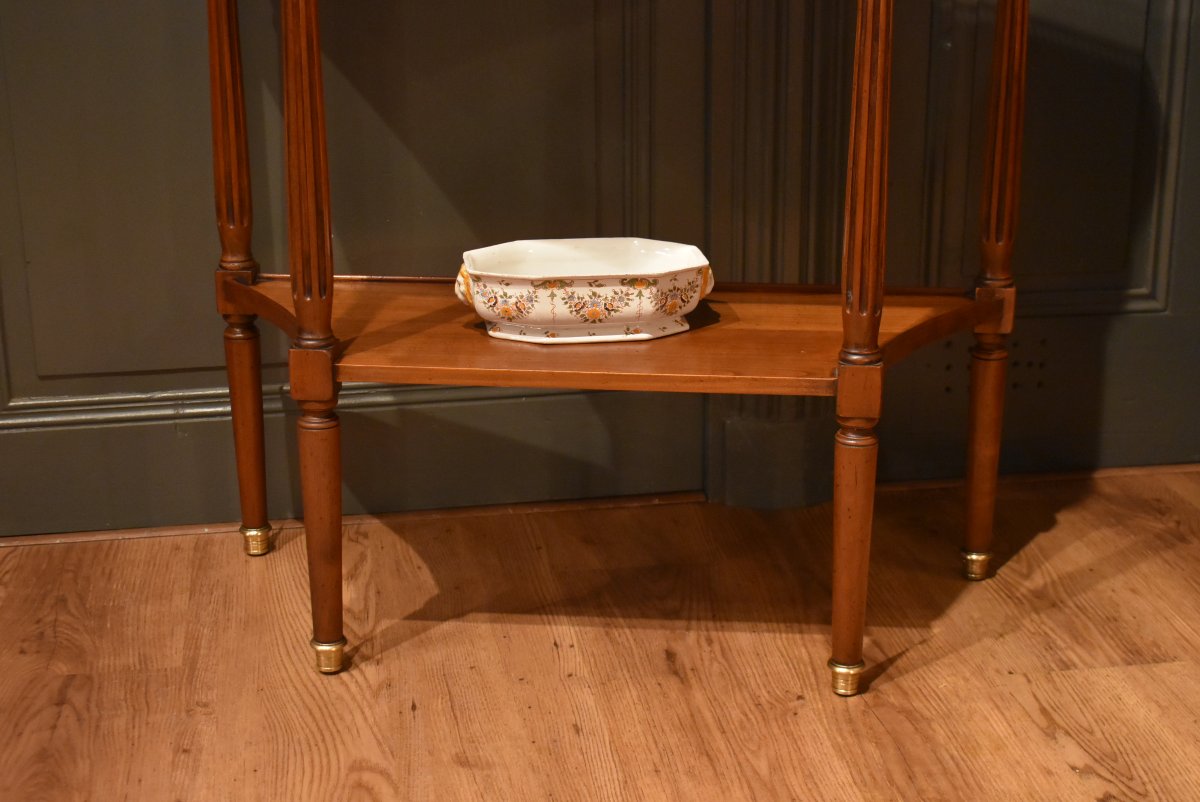 Console de style Louis XVI en acajou-photo-4