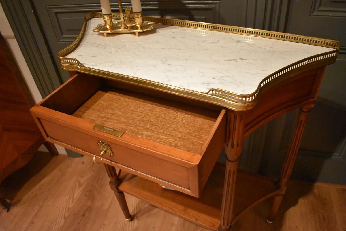 Console de style Louis XVI en acajou-photo-1