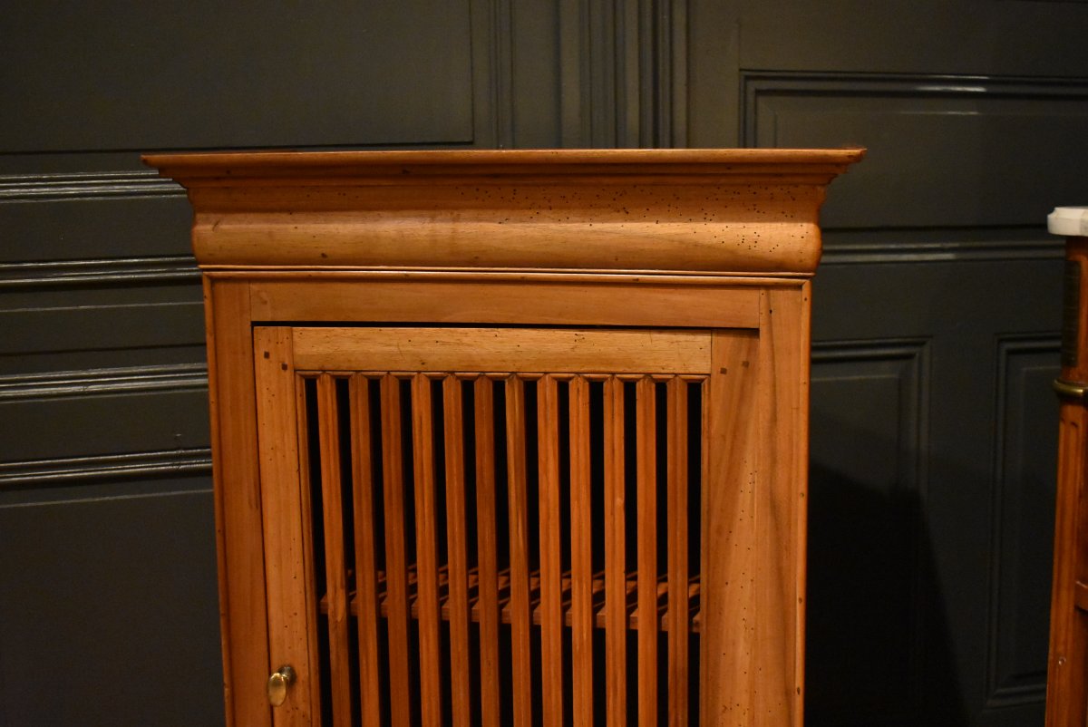Petit meuble Louis Philippe en noyer-photo-2