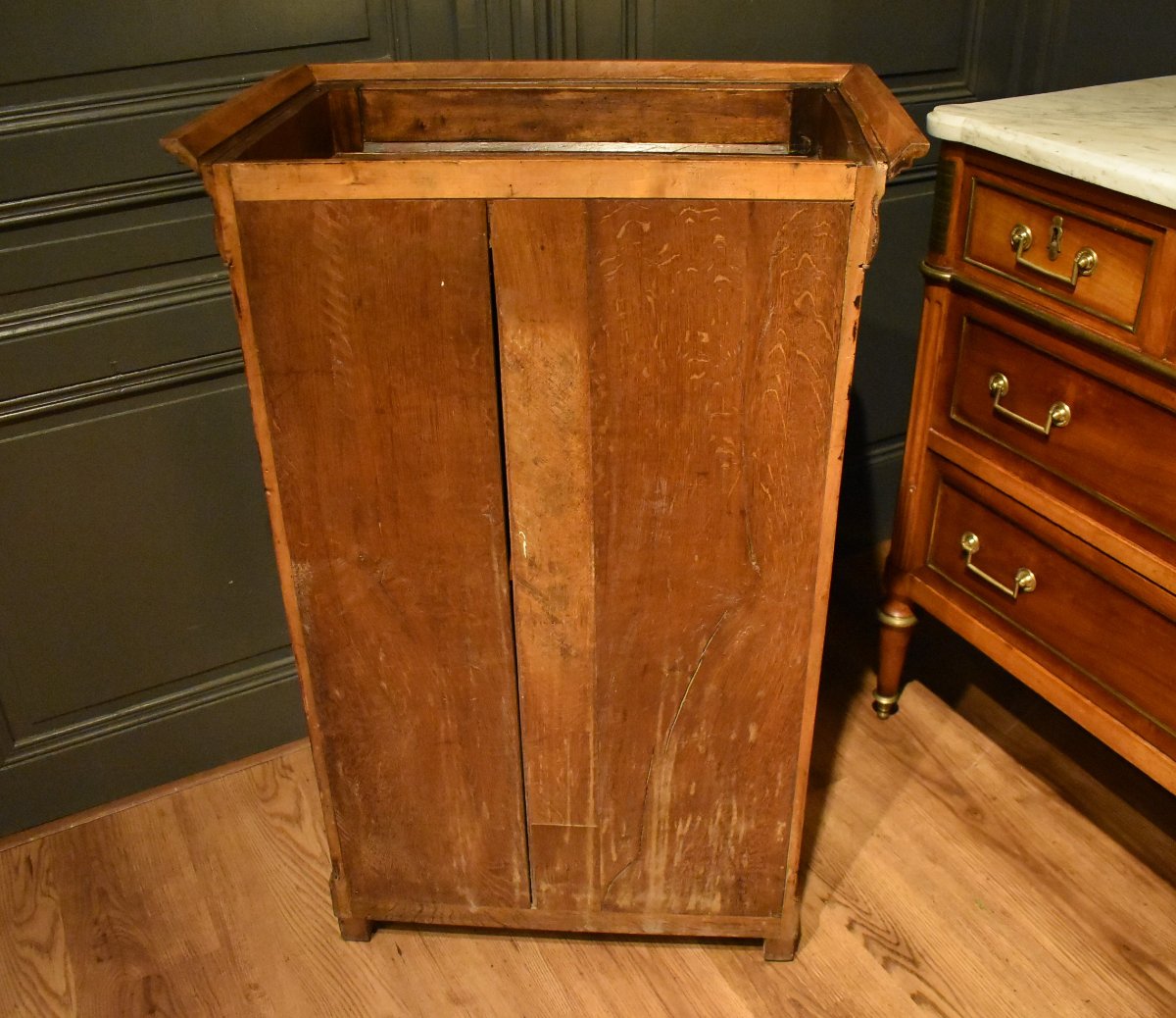 Petit meuble Louis Philippe en noyer-photo-5