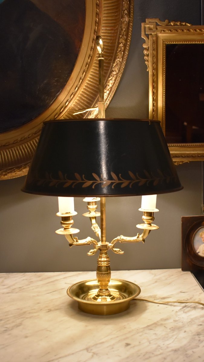 Lampe bouillotte à trois feux-photo-3