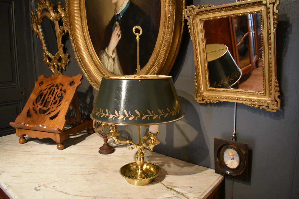 Lampe bouillotte à trois feux-photo-1
