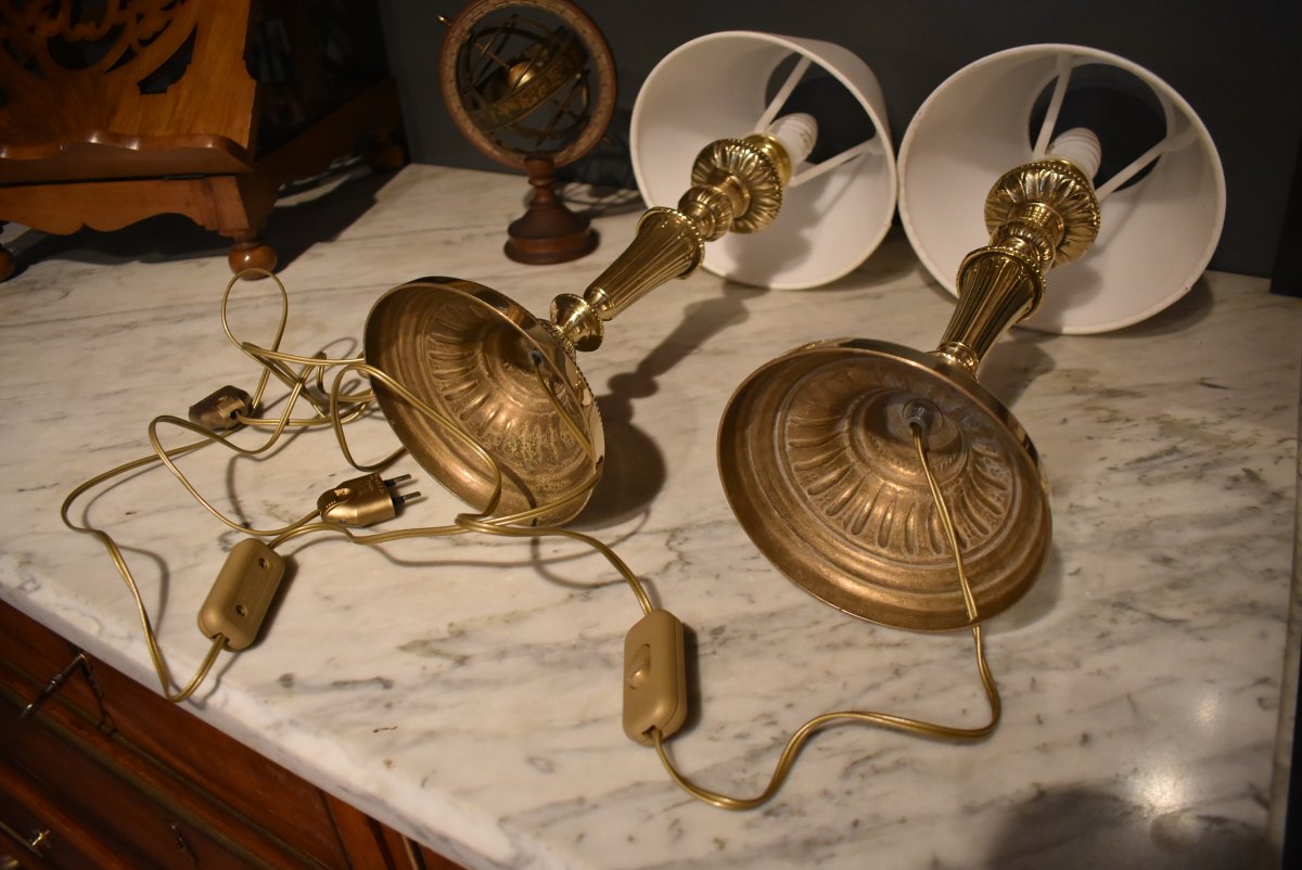 Pair Of Louis XVI-style Lamps-photo-5