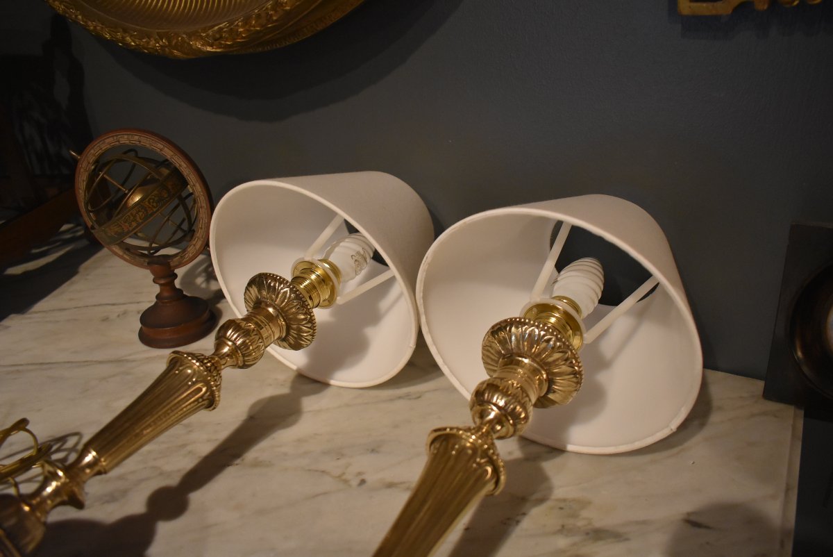 Pair Of Louis XVI-style Lamps-photo-6