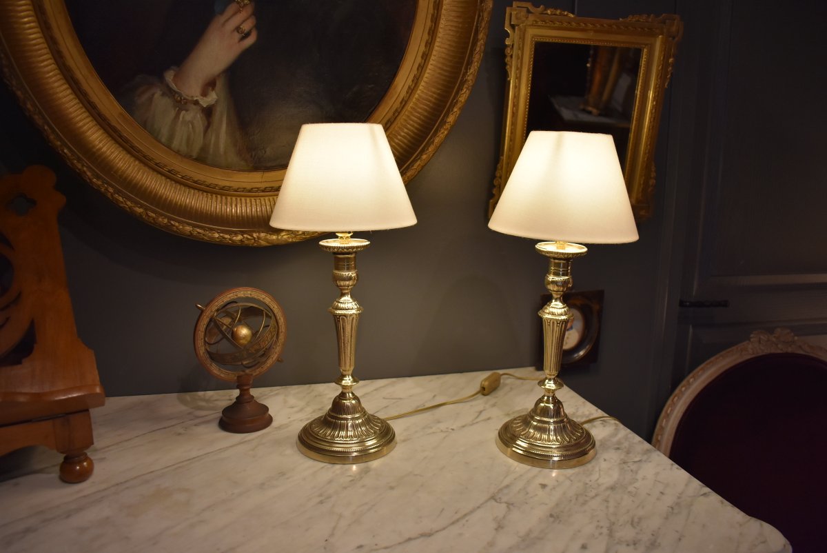 Pair Of Louis XVI-style Lamps