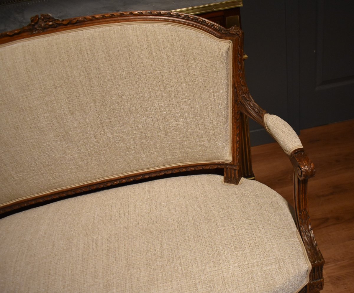 Petit canapé de style Louis XVI-photo-4