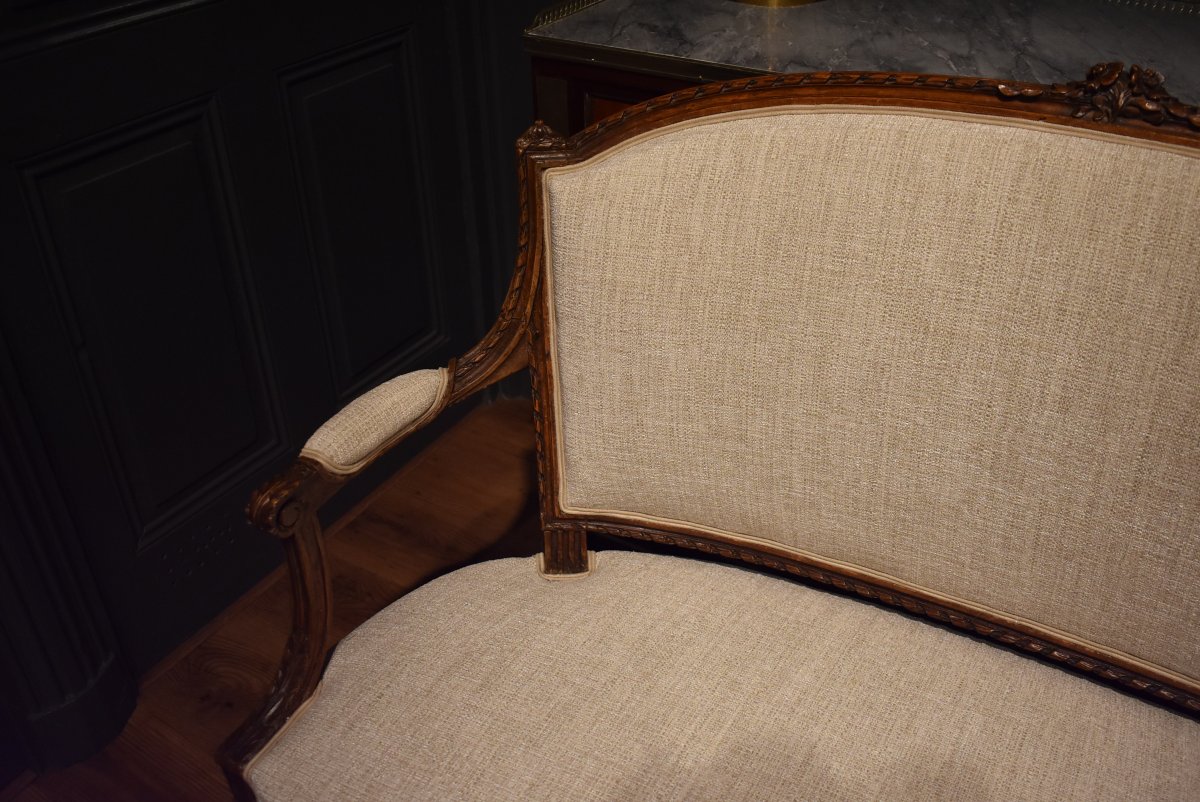 Petit canapé de style Louis XVI-photo-1