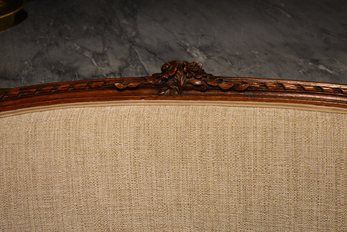 Petit canapé de style Louis XVI-photo-2