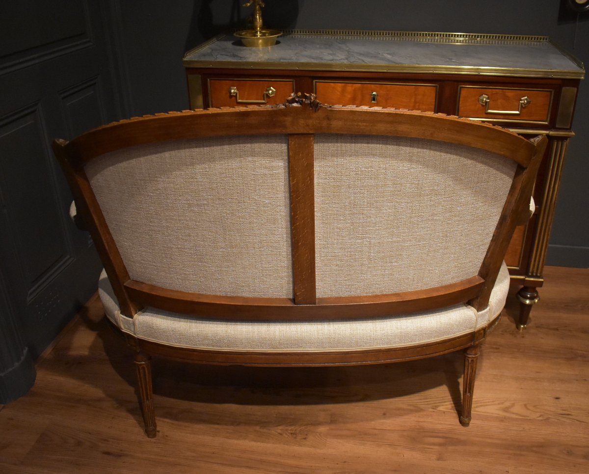 Petit canapé de style Louis XVI-photo-6