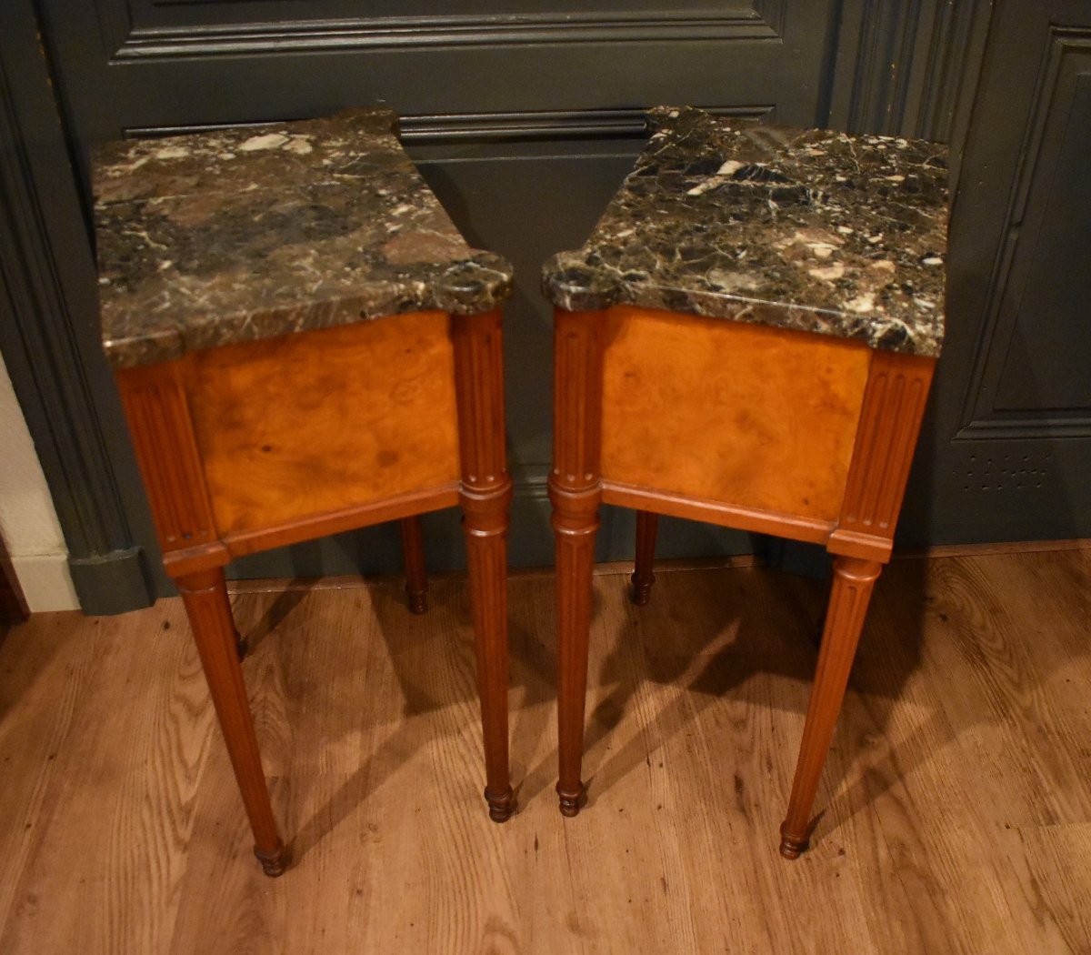 Pair Of Louis XVI-style Nightstands-photo-3