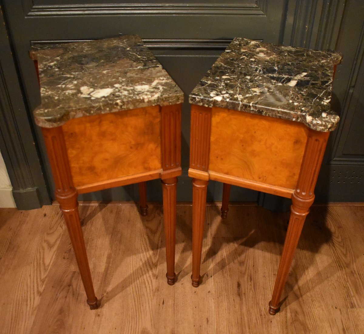 Pair Of Louis XVI-style Nightstands-photo-6