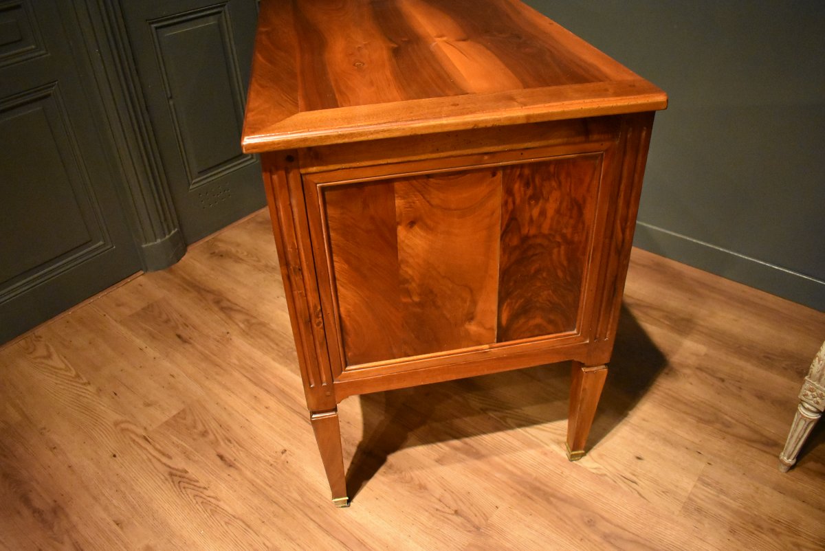 Commode sauteuse en noyer-photo-5