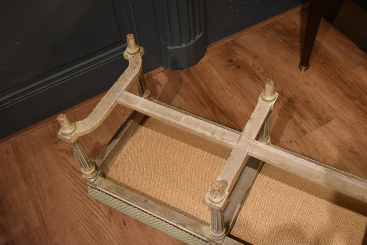 Petite banquette de style Louis XVI-photo-6
