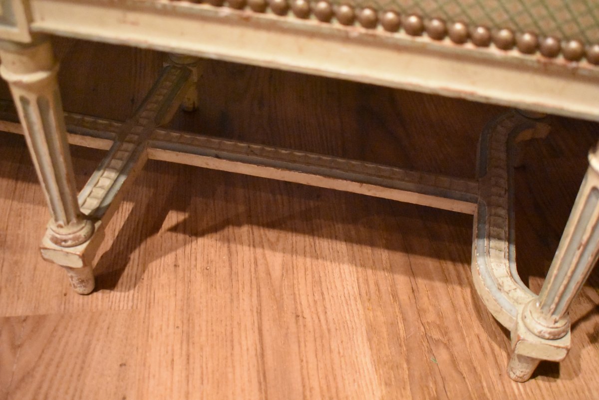 Petite banquette de style Louis XVI-photo-7
