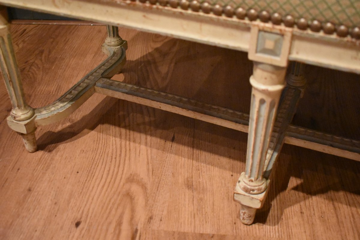 Petite banquette de style Louis XVI-photo-8