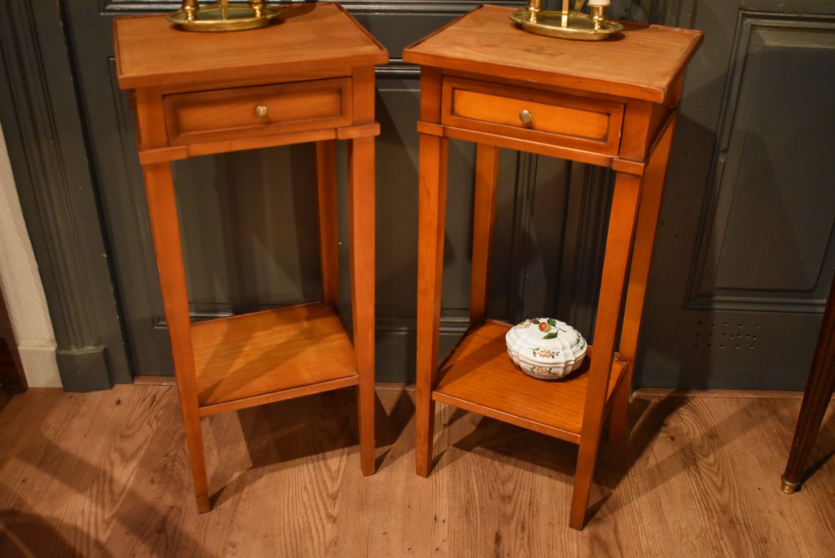 Deux tables en merisier-photo-2