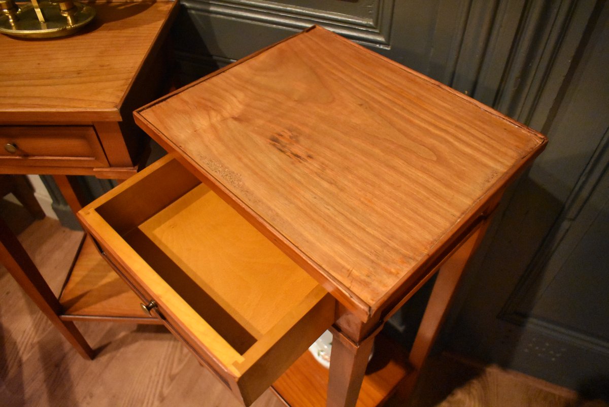 Deux tables en merisier-photo-1