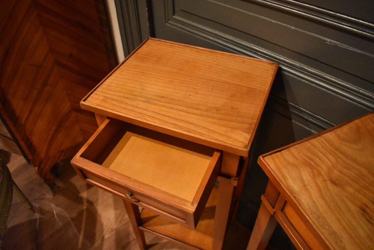 Deux tables en merisier-photo-2