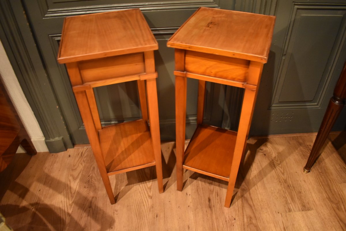 Deux tables en merisier-photo-4