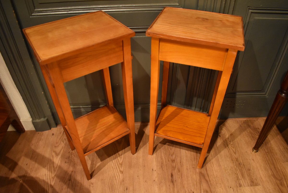 Deux tables en merisier-photo-5