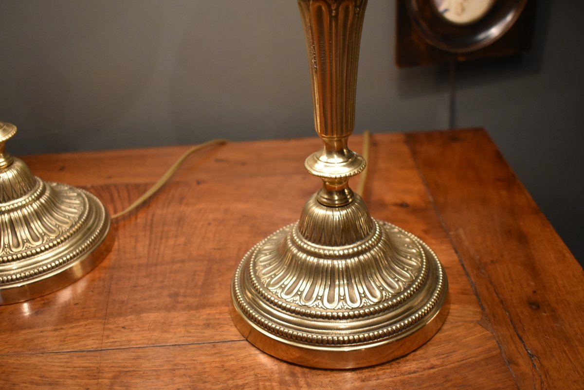 Pair Of Louis XVI-style Lamps-photo-3