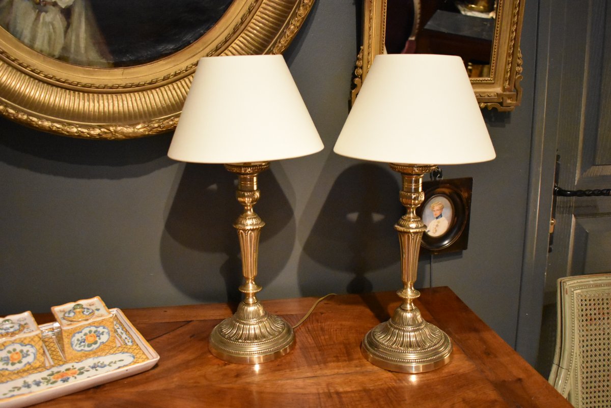 Pair Of Louis XVI-style Lamps-photo-4