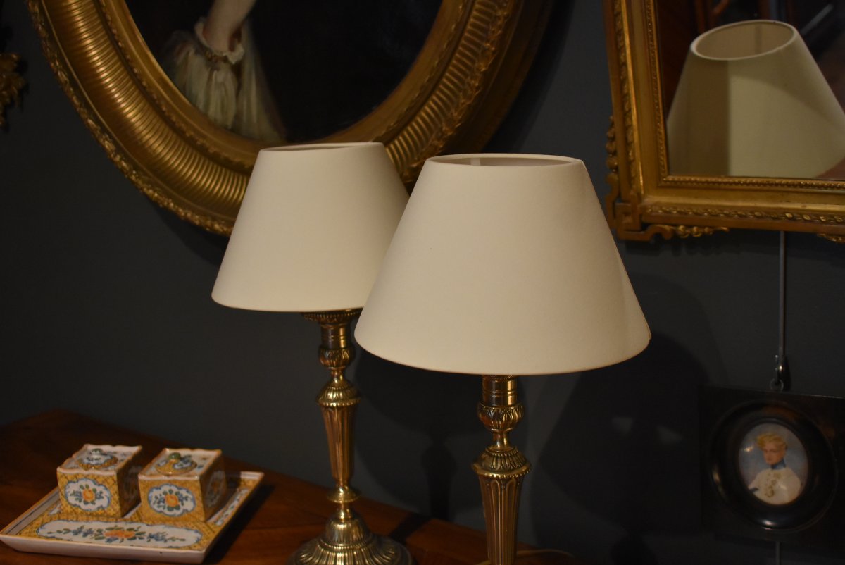 Pair Of Louis XVI-style Lamps-photo-6