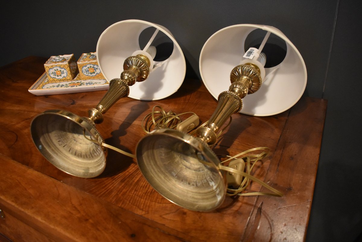 Pair Of Louis XVI-style Lamps-photo-7