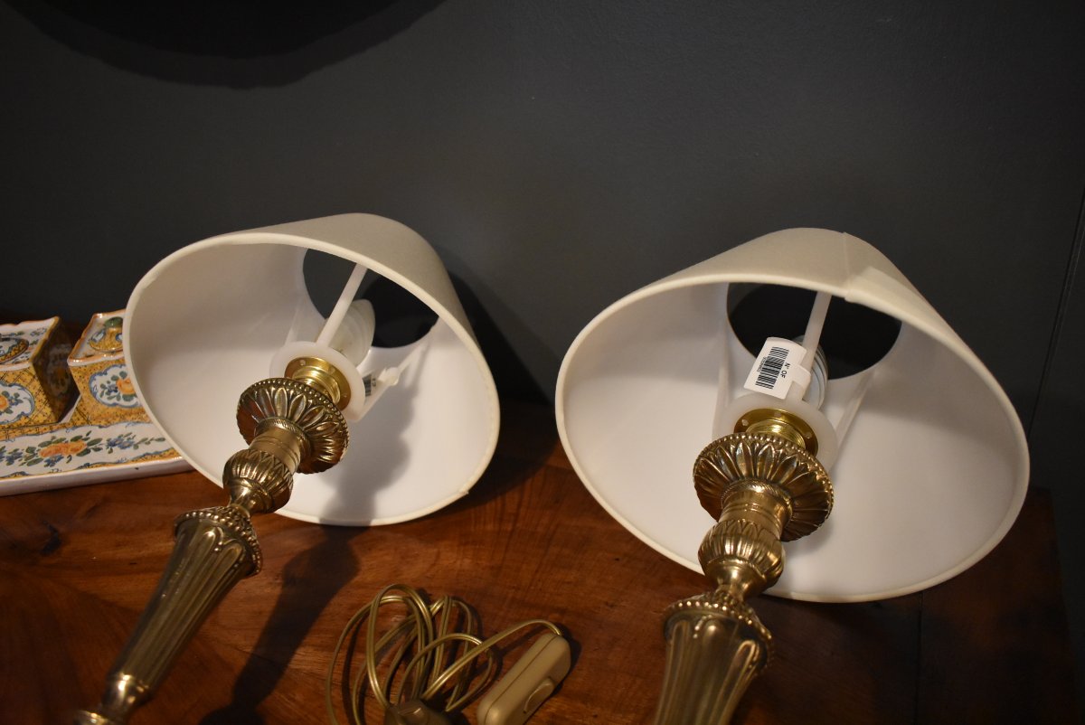 Pair Of Louis XVI-style Lamps-photo-8