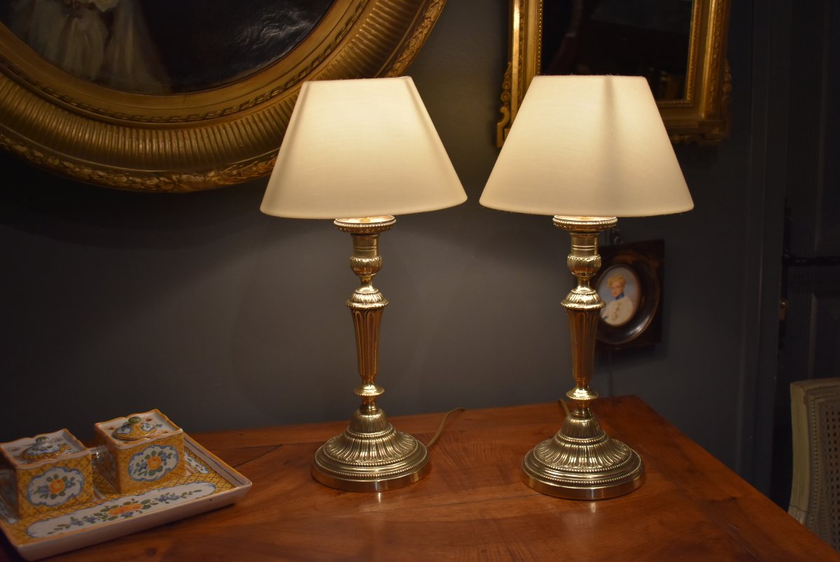 Pair Of Louis XVI-style Lamps