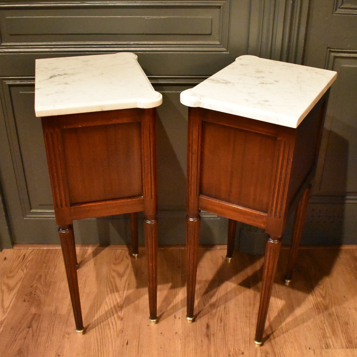 Paire de chevets de style Louis XVI-photo-3