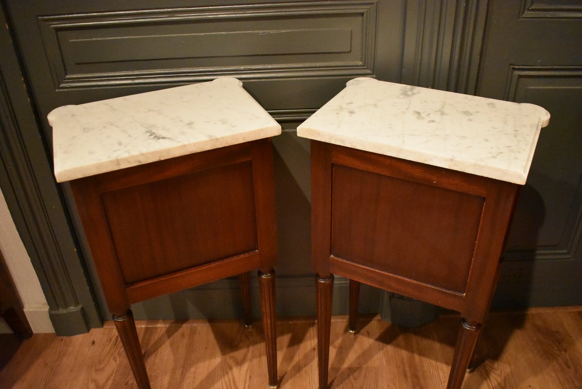 Paire de chevets de style Louis XVI-photo-6