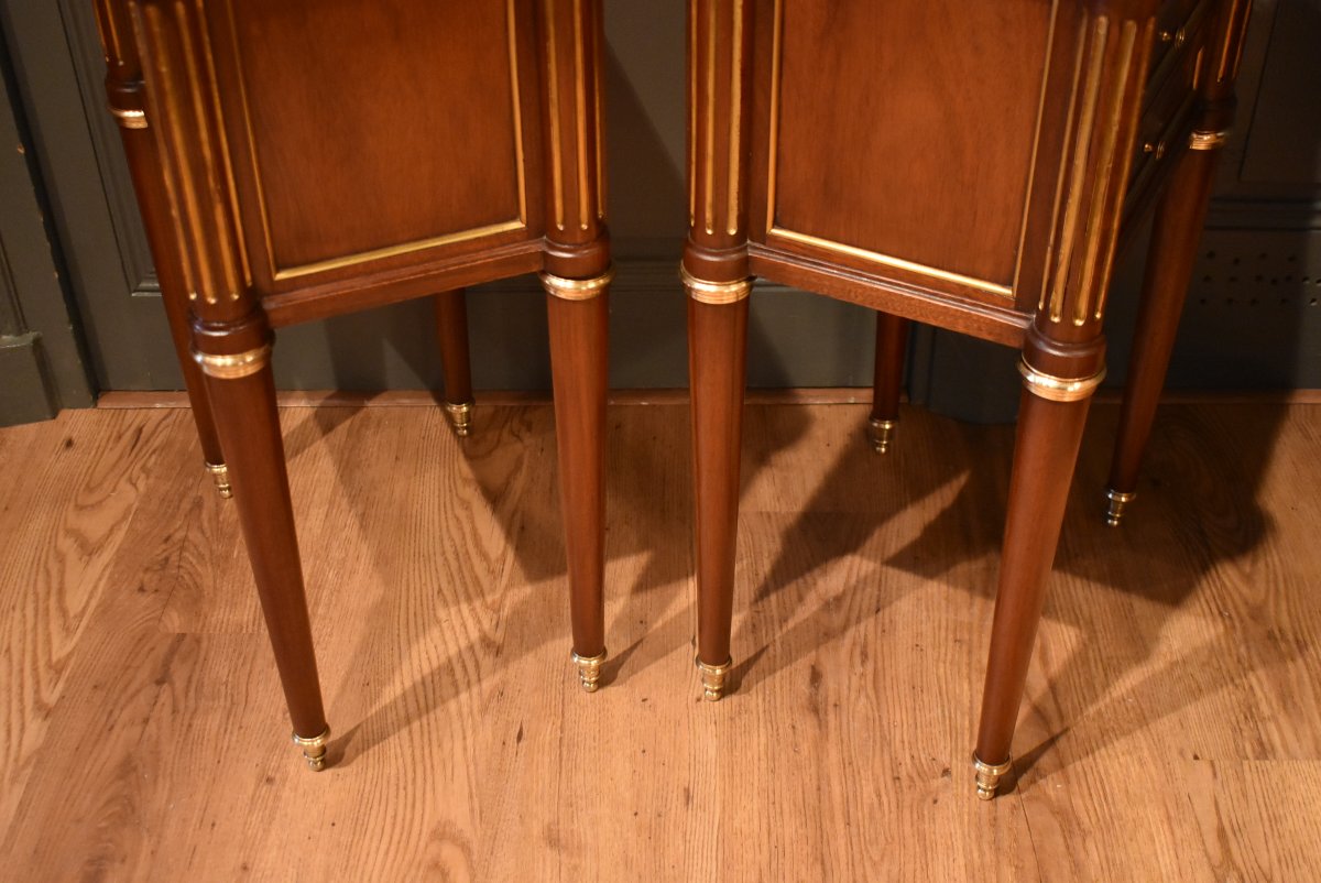 Paire de chevets de style Louis XVI-photo-8