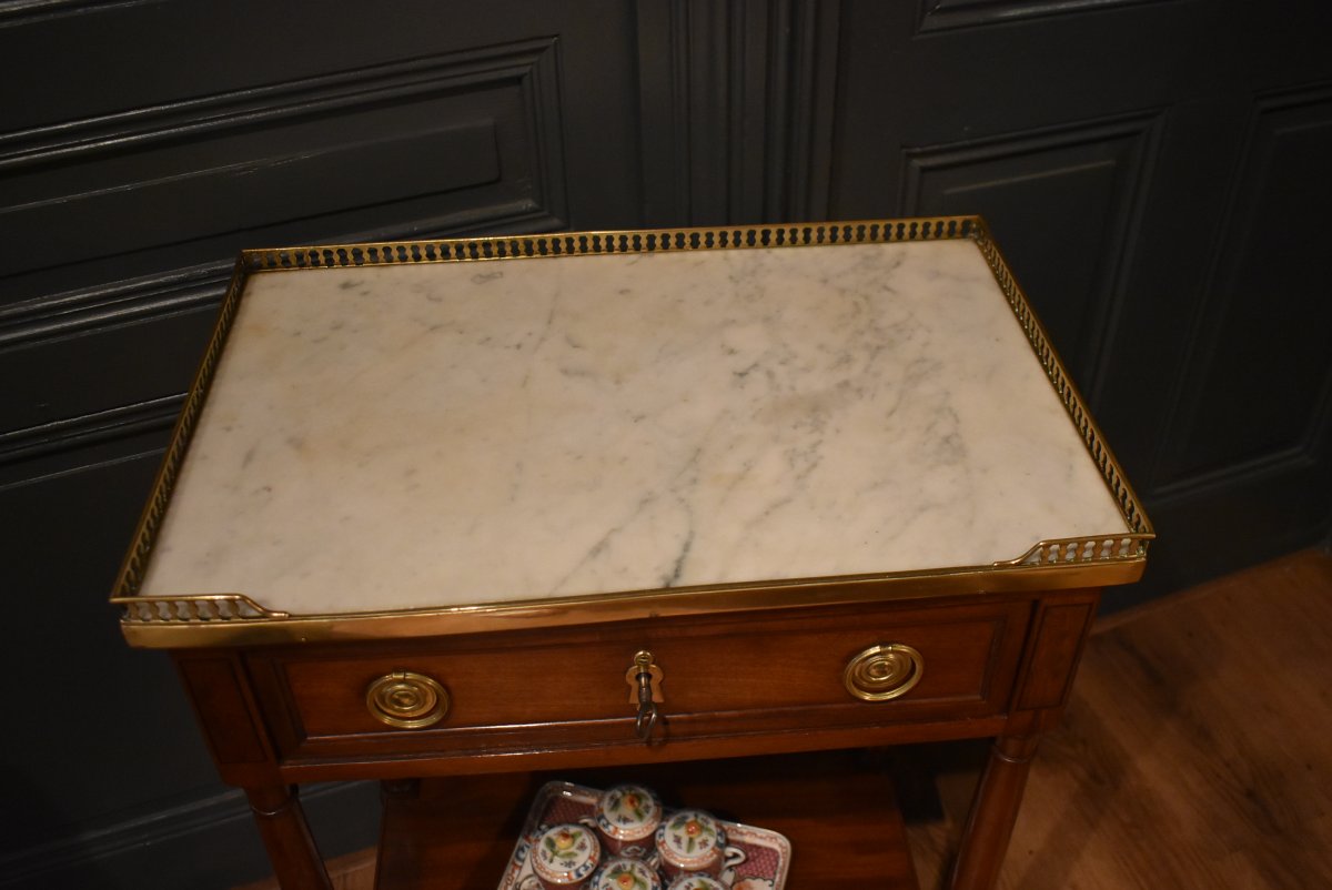 Small Louis XVI-style Console Table-photo-4