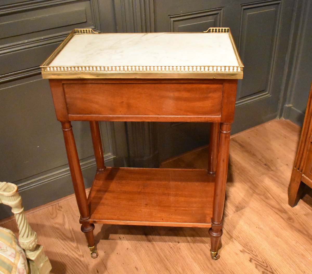Small Louis XVI-style Console Table-photo-4