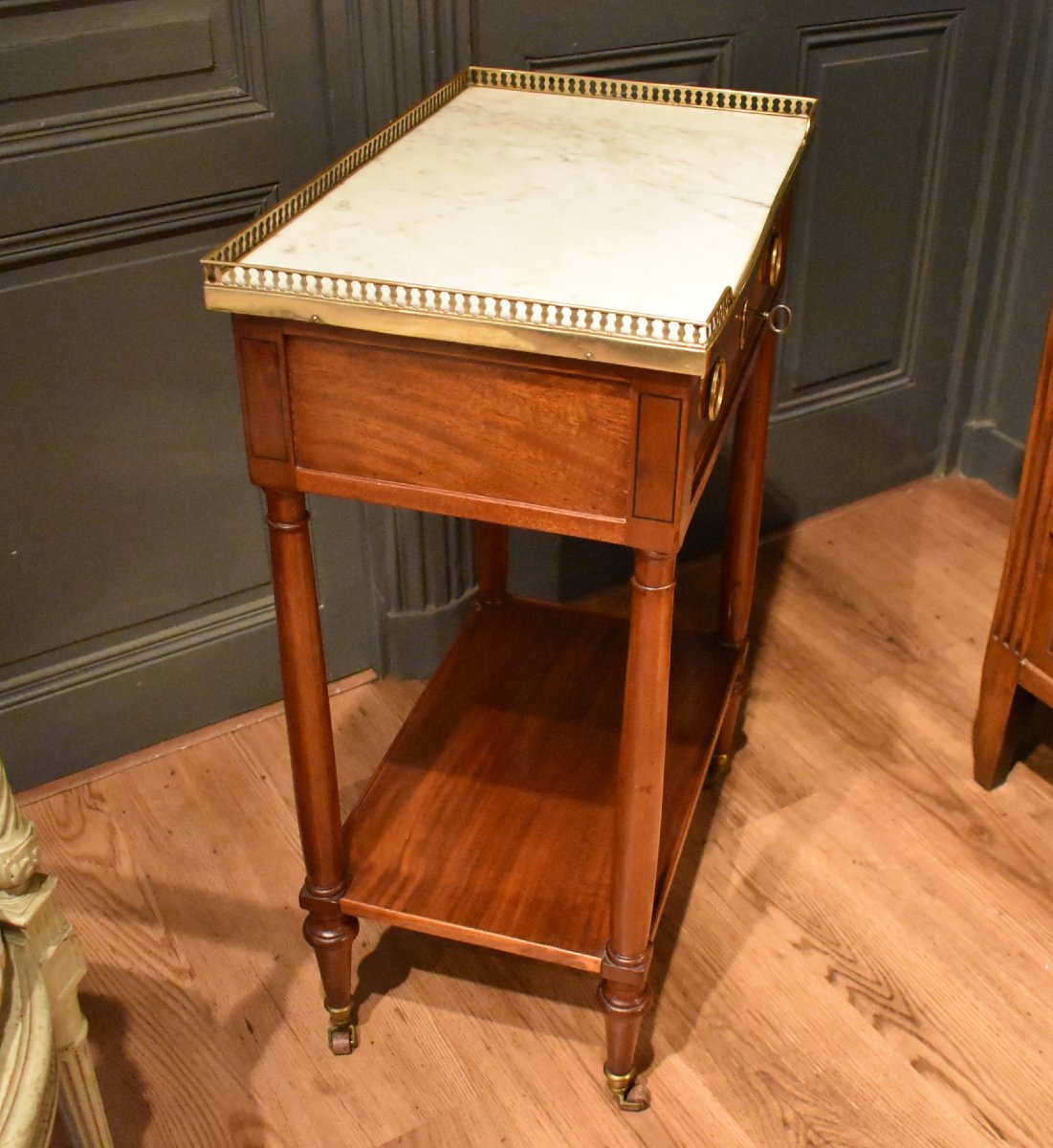 Small Louis XVI-style Console Table-photo-6