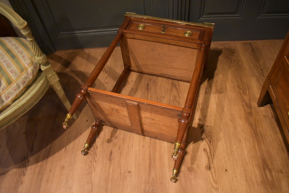 Small Louis XVI-style Console Table-photo-8