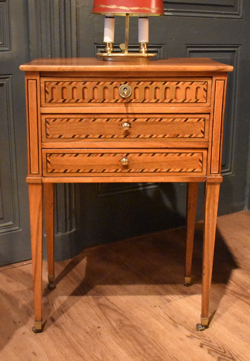Louis XVI-style Chest Of Drawers-photo-2