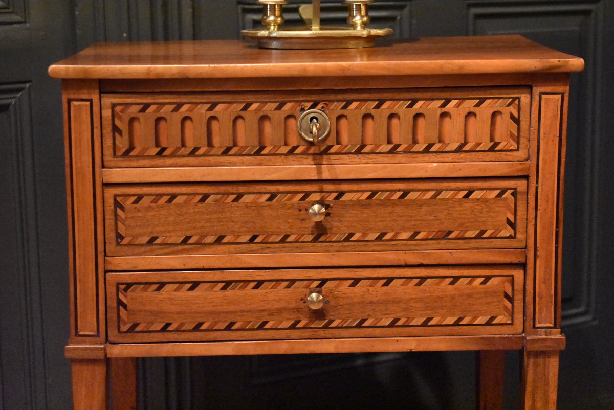 Louis XVI-style Chest Of Drawers-photo-3