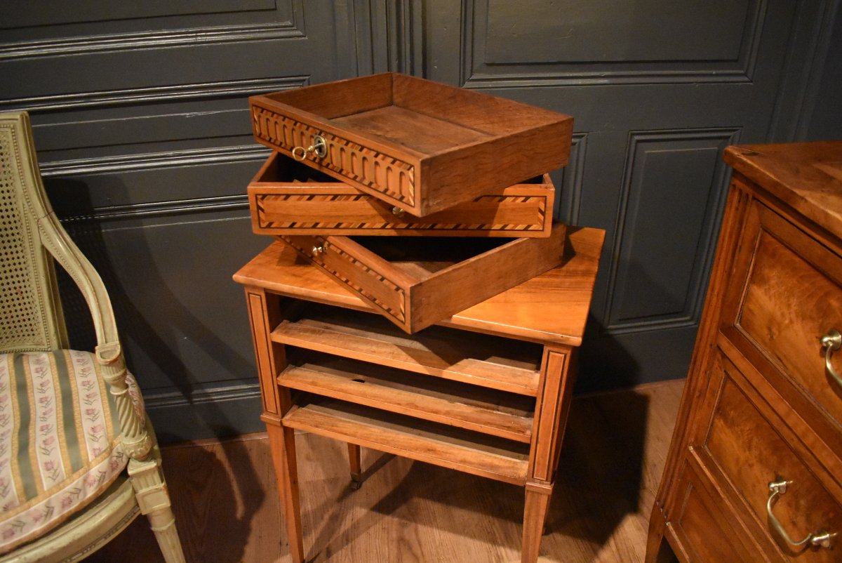 Louis XVI-style Chest Of Drawers-photo-1