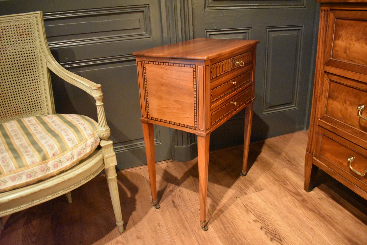 Louis XVI-style Chest Of Drawers-photo-7
