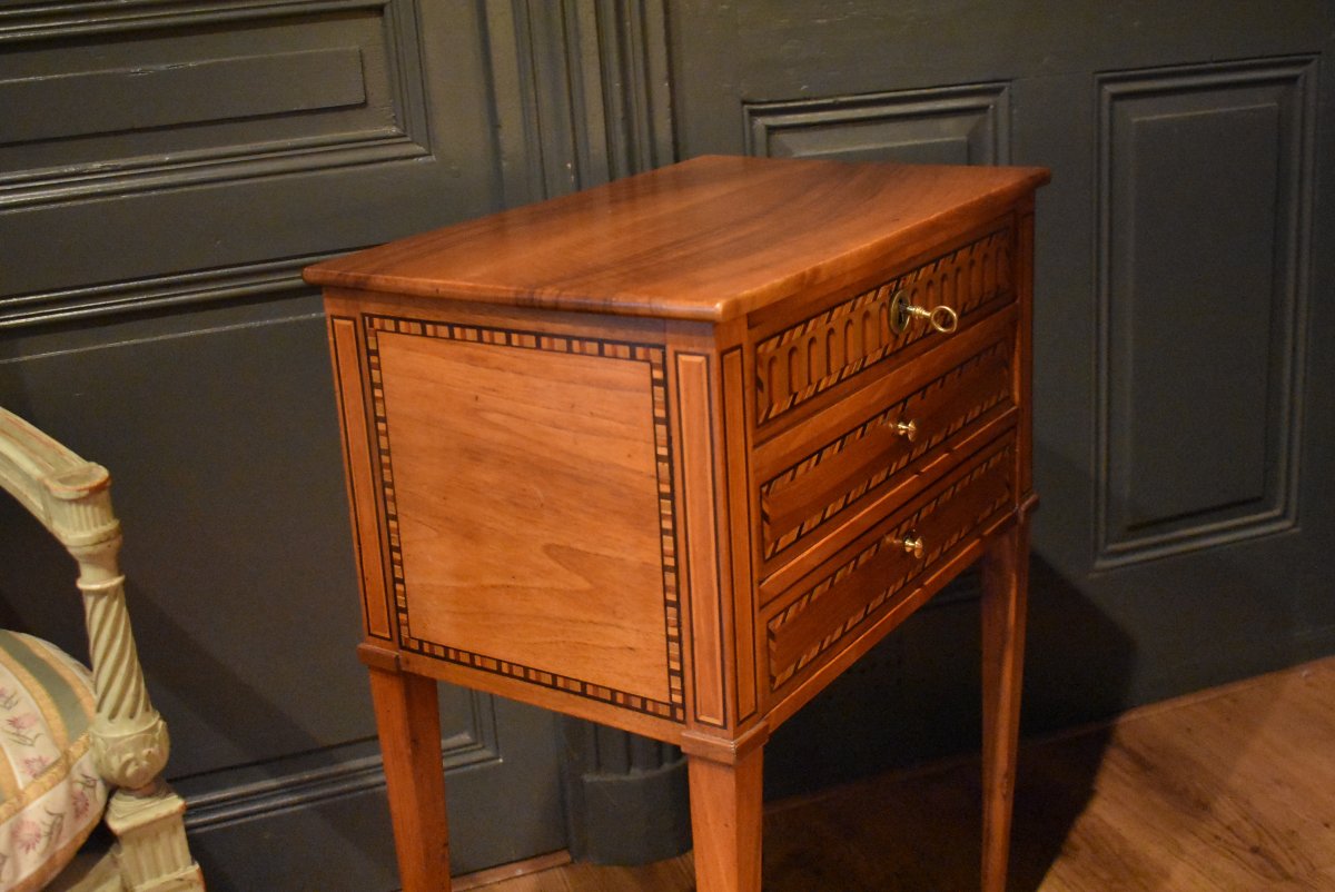 Louis XVI-style Chest Of Drawers-photo-8