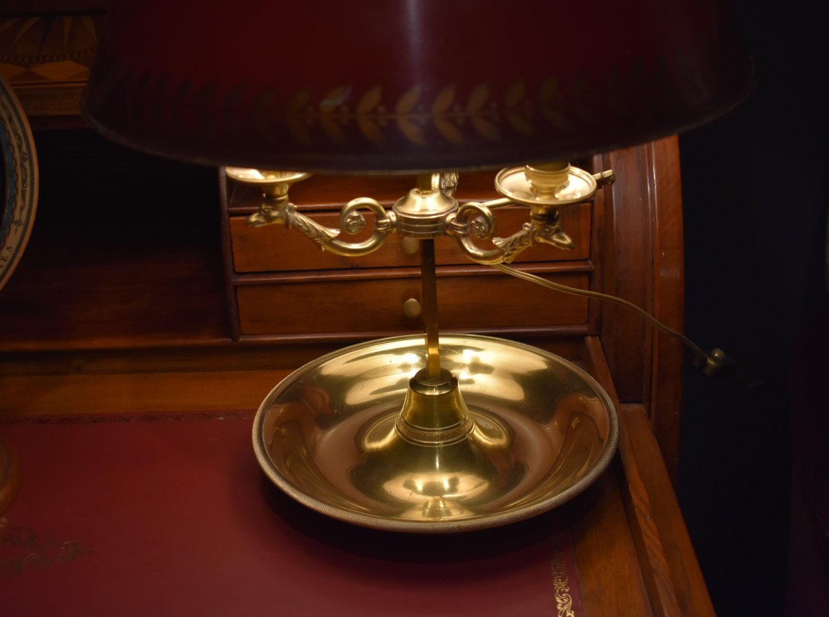 Large Bouillotte  Lamp With Two Settings-photo-2