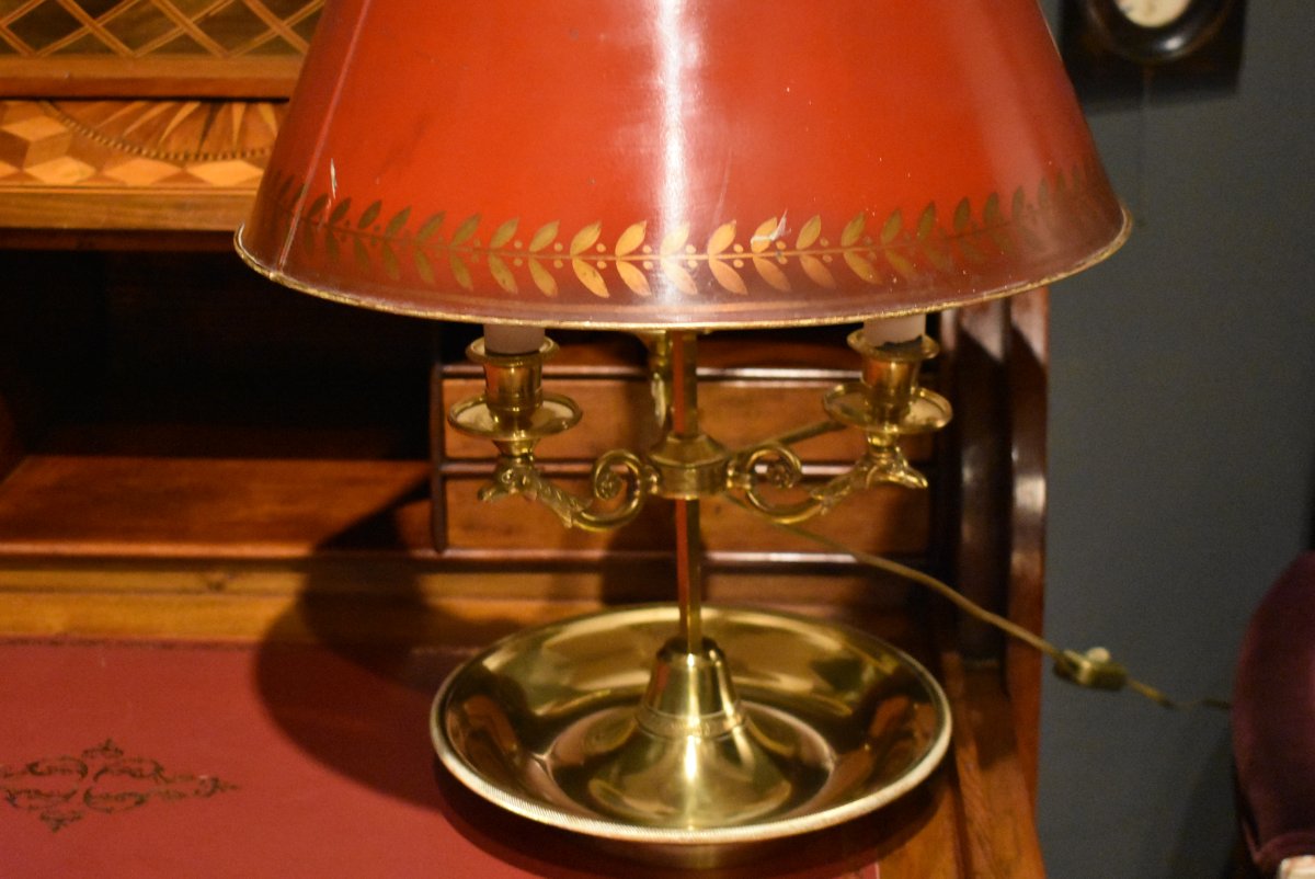 Large Bouillotte  Lamp With Two Settings-photo-2