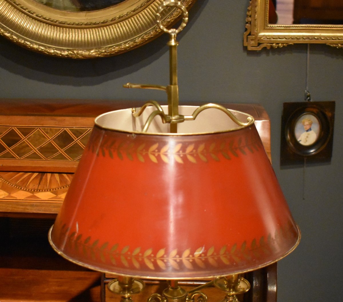 Large Bouillotte  Lamp With Two Settings-photo-3