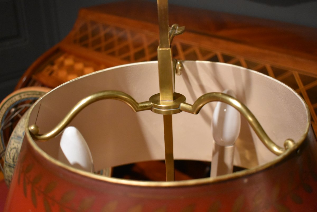 Large Bouillotte  Lamp With Two Settings-photo-4